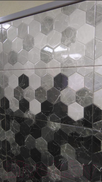 Изображение товара Декоративная плитка Beryoza Ceramica Дайкири белый (300x600)