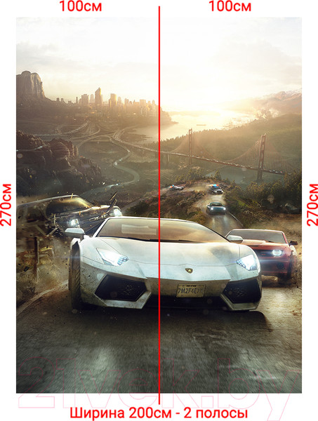 Изображение товара Фотообои листовые Arthata Fotooboi-Avto-134 (200x270)