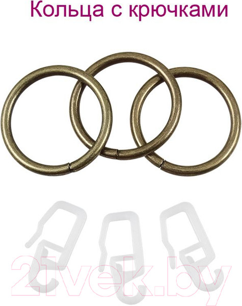 Изображение товара Карниз для штор LEGRAND Сфера 16мм 2.0м 1р / 58 093 920 (антик-золото)