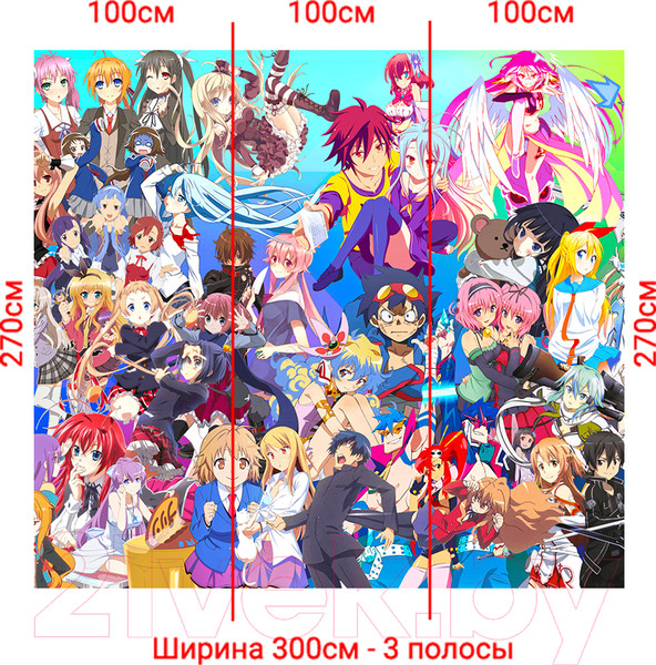 Изображение товара Фотообои листовые Arthata Fotooboi-Anime2-181 (300x270)