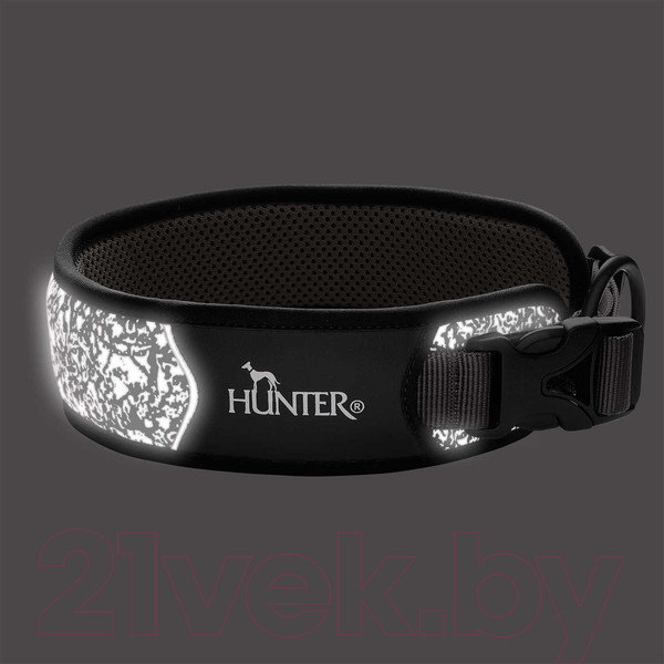 Изображение товара Ошейник HUNTER Collar Divo Reflect 68966 (45-55/L черный/серый)