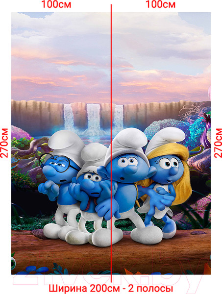 Изображение товара Фотообои листовые Arthata Fotooboi-2-Multiki-164 (200x270)