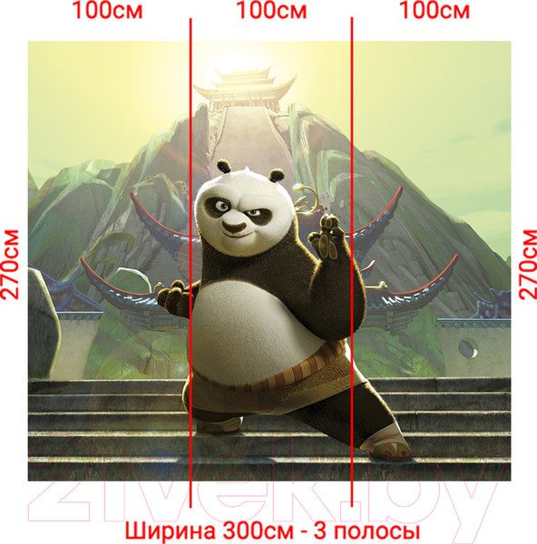 Изображение товара Фотообои листовые Arthata Fotooboi-2-Multiki-159 (300x270)