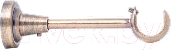 Изображение товара Карниз для штор LEGRAND Твист Дюна 25мм 2.0м 1р / 58 093 941 (антик-золото)