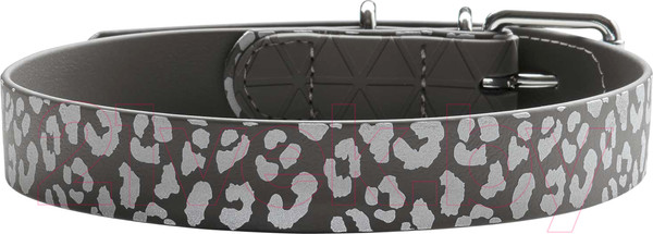 Изображение товара Ошейник HUNTER Collar Convenience Refl 69140 (50/M серый принт лев)