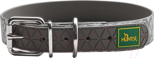 Изображение товара Ошейник HUNTER Collar Convenience Refl 69140 (50/M серый принт лев)