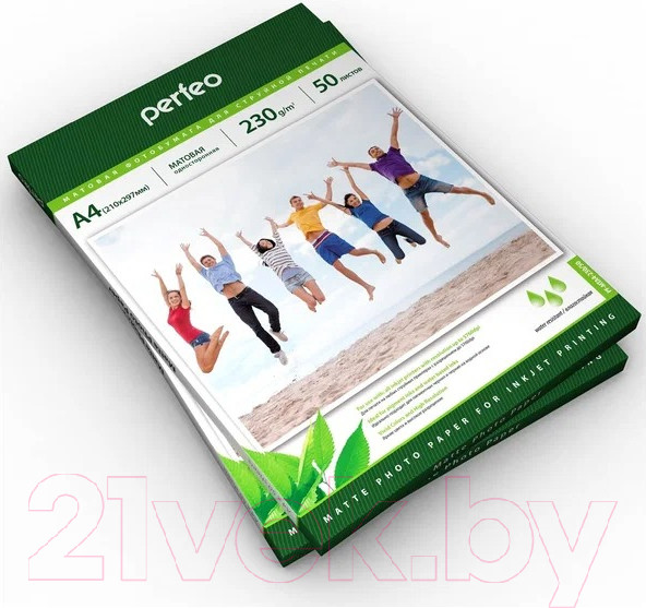 Изображение товара Фотобумага Perfeo PF-MTA4-230/50 M02 210x297 (50л, матовая)