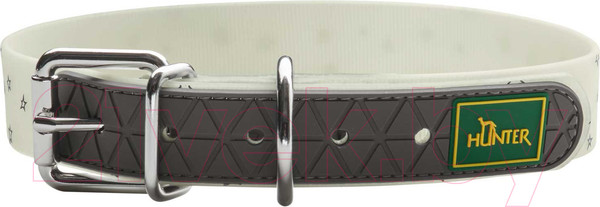 Изображение товара Ошейник HUNTER Collar Convenience Refl Glow 69151 (50/M белый/звезды)