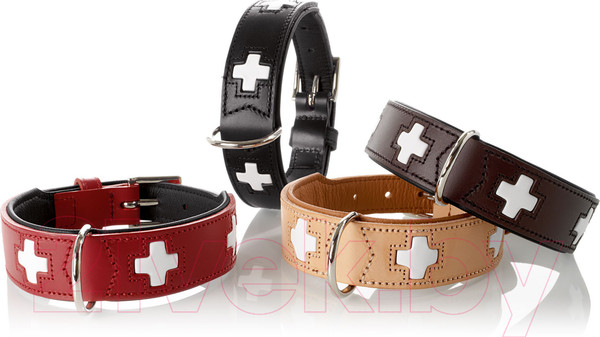 Изображение товара Ошейник HUNTER Collar Swiss 41955 (50/S-M, красный/черный)