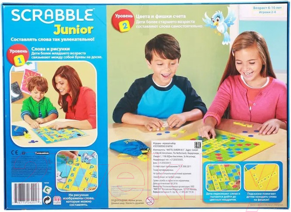 Изображение товара Настольная игра Mattel Scrabble для детей / Y9736