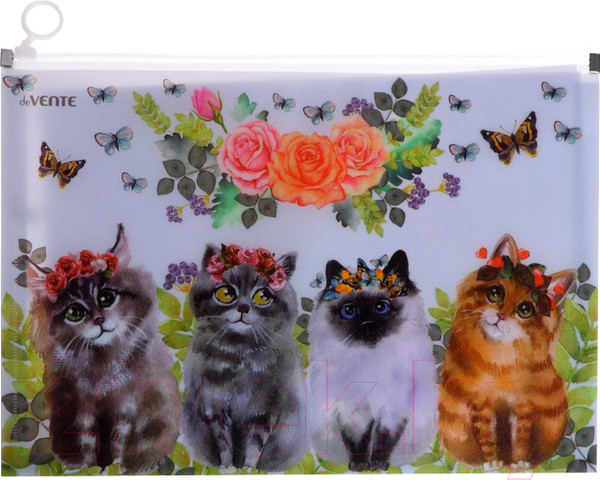 Изображение товара Папка для тетрадей deVente Котики / 3072119