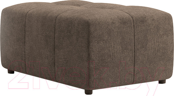 Изображение товара Модуль мягкий Мебельград Торонто стандарт пуф малый (торонто коричневый)