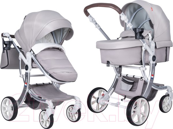 Изображение товара Детская универсальная коляска Aimile Original Autumn 2 в 1 / АА-4 (космический латте)