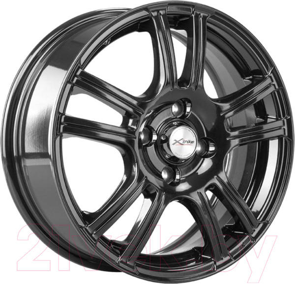 Изображение товара Литой диск X'trike X-105M 15x6" 4x100мм DIA 60.1мм ET 45мм BK