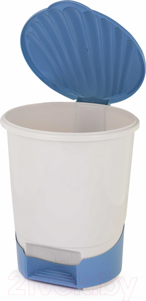 Изображение товара Мусорное ведро Альтернатива М7994 (18л, светло-бежевый/синий)