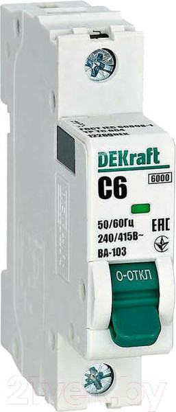 Изображение товара Выключатель автоматический DEKraft 12269DEK