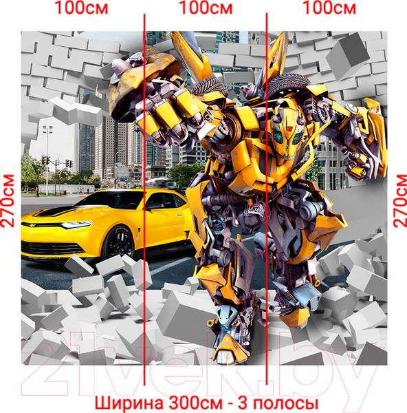 Изображение товара Фотообои листовые Arthata Fotooboi-Transform-82 (300x270)