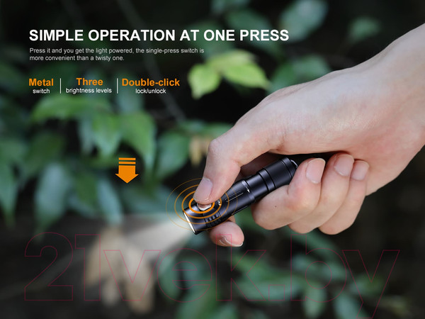 Изображение товара Фонарь Fenix Light E05RBL (черный)