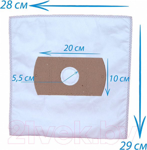Изображение товара Комплект пылесборников для пылесоса ПС-Фильтрс UN-10
