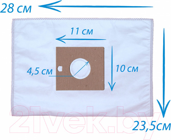 Изображение товара Комплект пылесборников для пылесоса ПС-Фильтрс SM-10