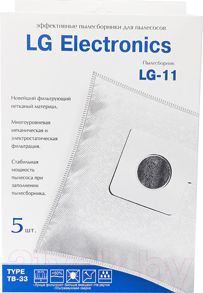 Изображение товара Комплект пылесборников для пылесоса ПС-Фильтрс LG-11