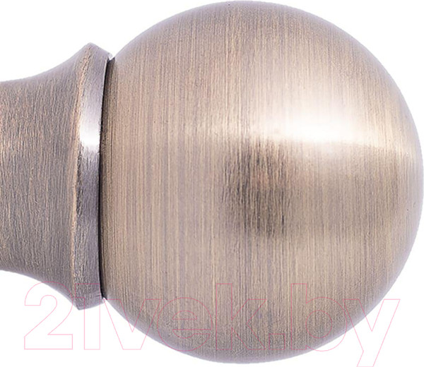 Изображение товара Карниз для штор LEGRAND Сфера 16/16мм 2.0м 2р / 58 093 933 (антик-золото)