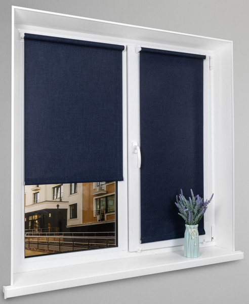 Изображение товара Рулонная штора Lm Decor Джинс LM 44-07 110x160 (синий)