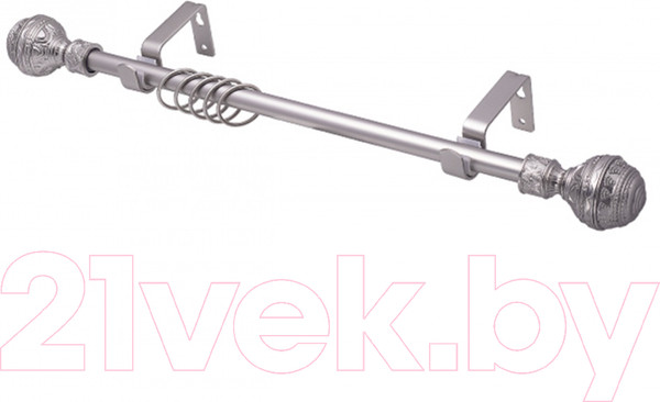 Изображение товара Карниз для штор LEGRAND Фаберже 16мм 1.6 1р / 58 093 836 (серебристый матовый)