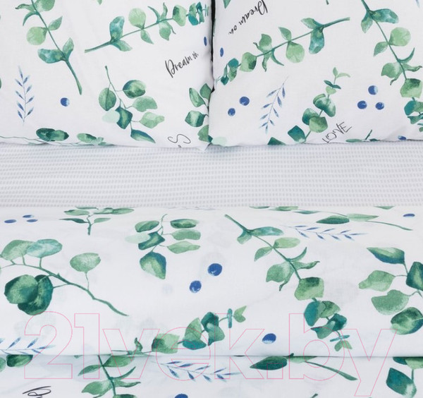 Изображение товара Комплект постельного белья Этель Листья эвкалипта / 4746229