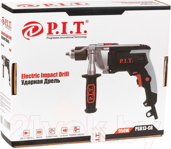Изображение товара Дрель P.I.T PSB13-C8