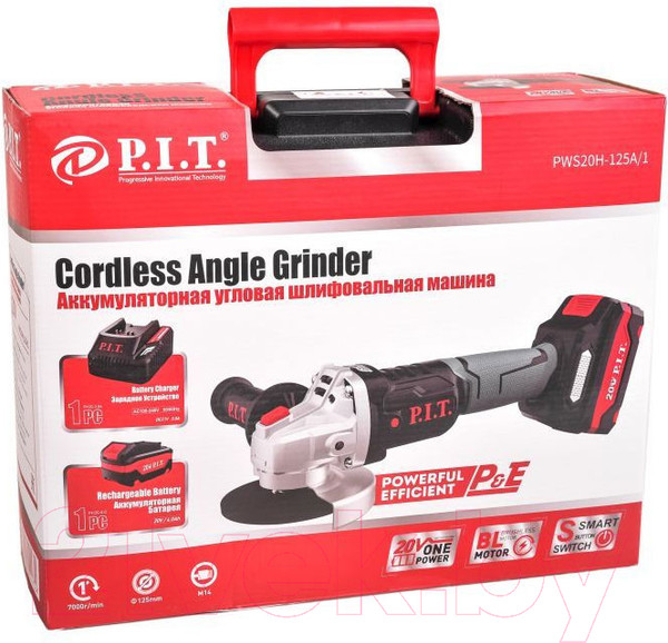 Изображение товара Угловая шлифовальная машина P.I.T PWS20H-125A/1