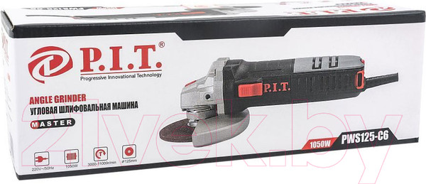 Изображение товара Угловая шлифовальная машина P.I.T PWS125-C6