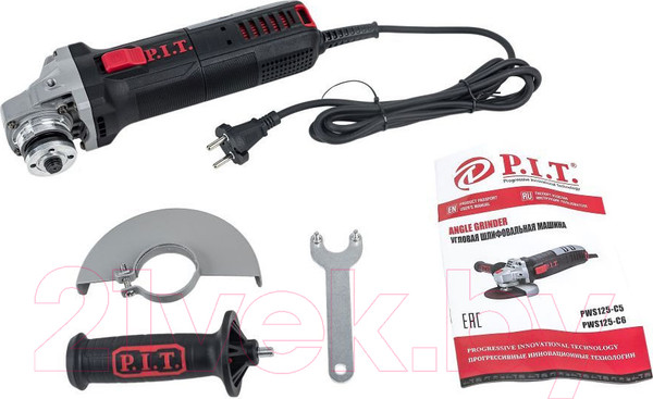 Изображение товара Угловая шлифовальная машина P.I.T PWS125-C6