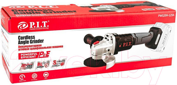 Изображение товара Угловая шлифовальная машина P.I.T PWS20H-125A