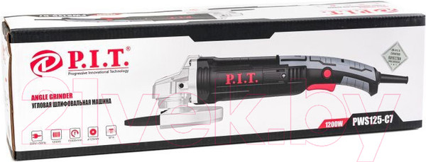 Изображение товара Угловая шлифовальная машина P.I.T PWS125-C7