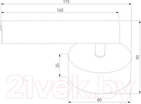 Изображение товара Бра Евросвет 20126/1 LED (белый)
