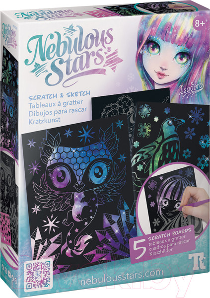 Изображение товара Набор гравюр Nebulous Stars Граттаж. Шепот звезд / 11014