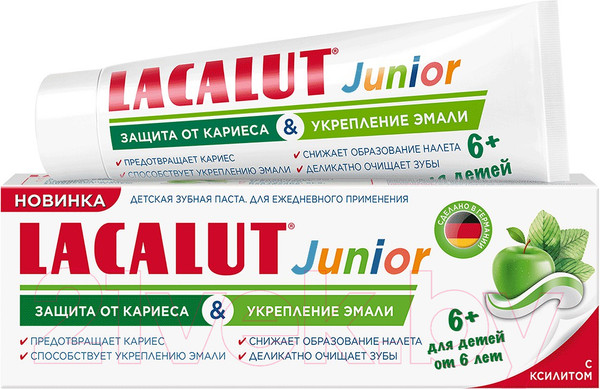 Изображение товара Зубная паста Lacalut Junior 6+ (65г)