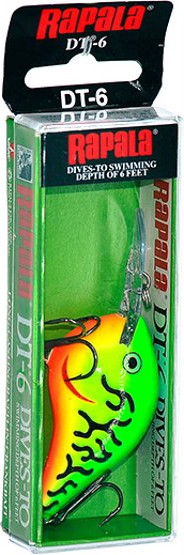 Изображение товара Воблер Rapala Dives-To / DT06-FT
