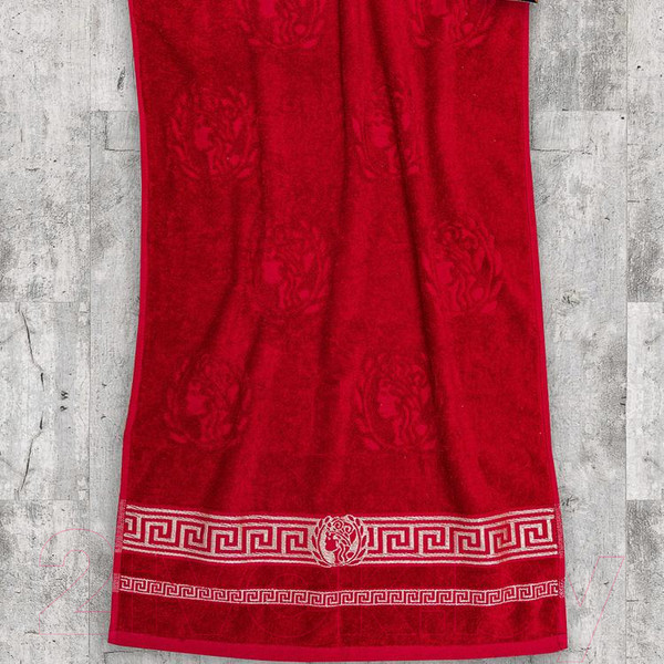 Изображение товара Полотенце ВАСИЛИСА Эллада 50x90 / 210658 (красный Garnet)