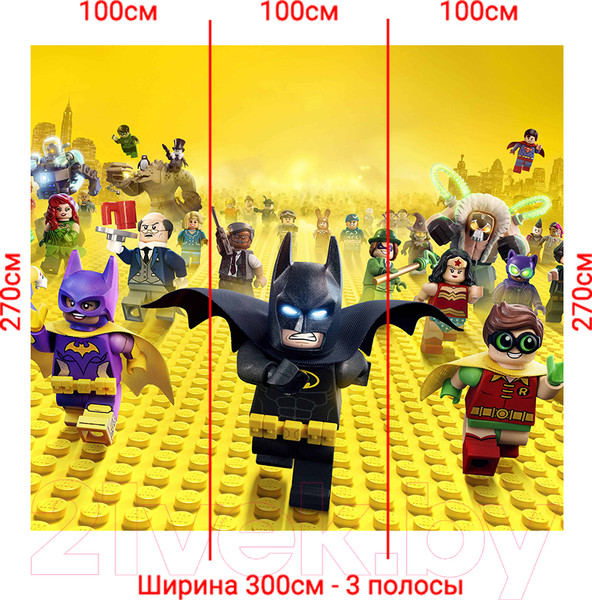 Изображение товара Фотообои листовые Arthata Fotooboi-Lego-170 (300x270)