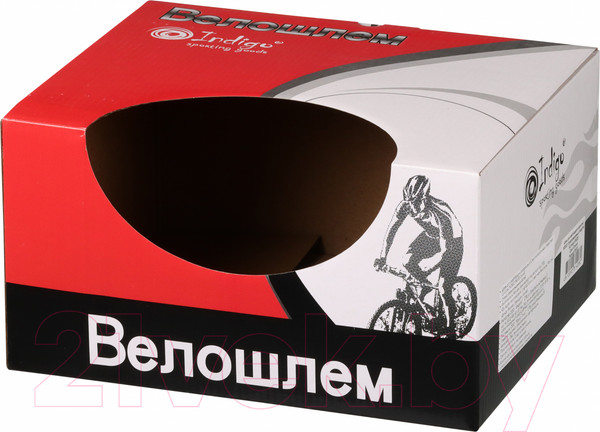 Изображение товара Защитный шлем Indigo Sport IN318 (р-р 51-55, черный/красный)