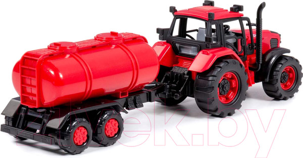 Изображение товара Трактор игрушечный Полесье Belarus с цистерной / 91635