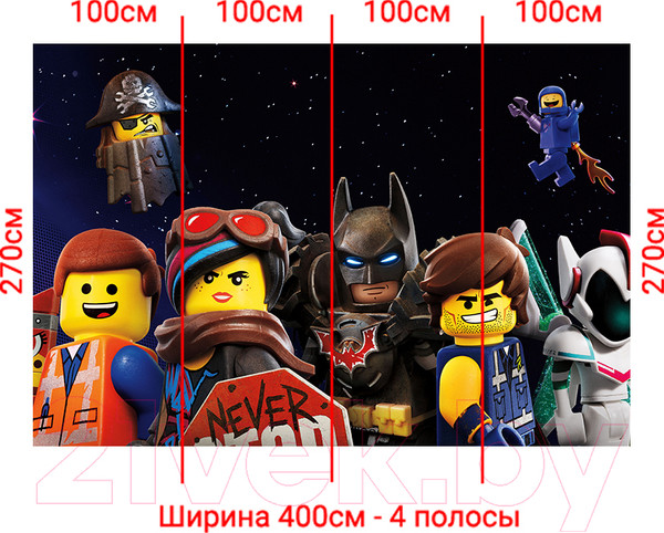 Изображение товара Фотообои листовые Arthata Fotooboi-Lego-143 (400x270)