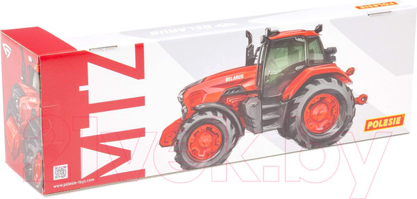 Изображение товара Трактор игрушечный Полесье Belarus с плугом / 91338