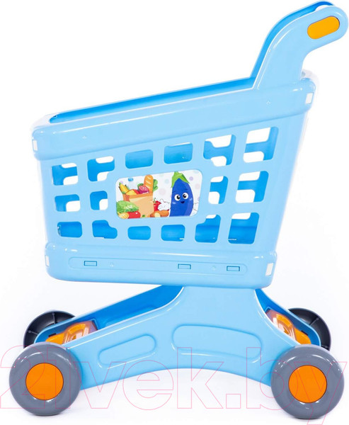 Изображение товара Тележка игрушечная Полесье Для маркета Натали / 91505 (голубой)