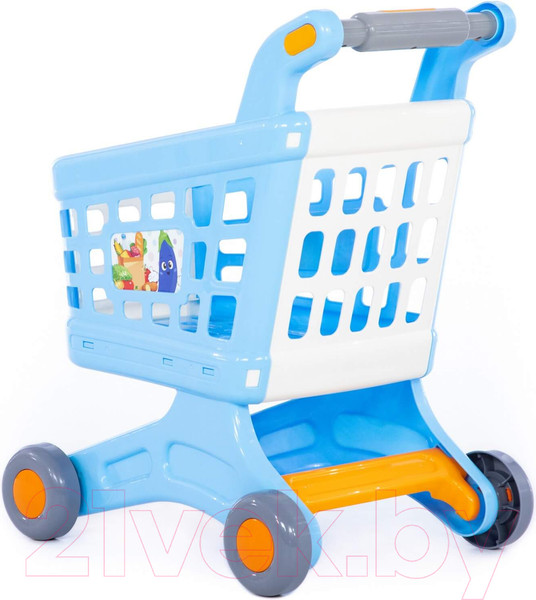 Изображение товара Тележка игрушечная Полесье Для маркета Натали / 91505 (голубой)