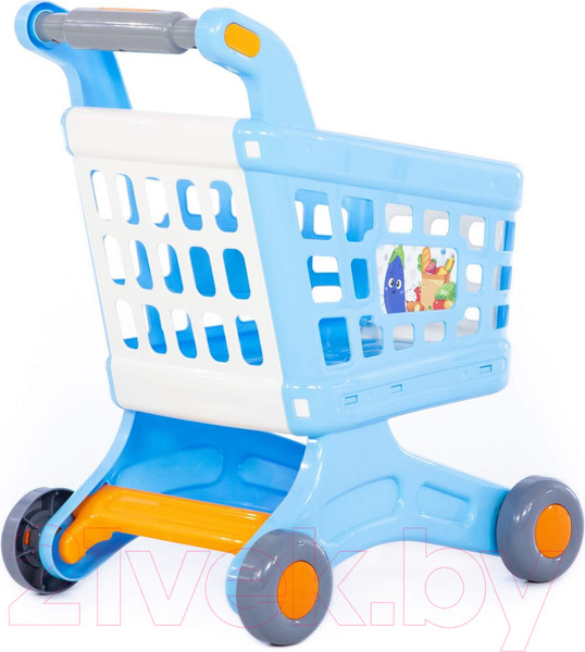 Изображение товара Тележка игрушечная Полесье Для маркета Натали / 91505 (голубой)