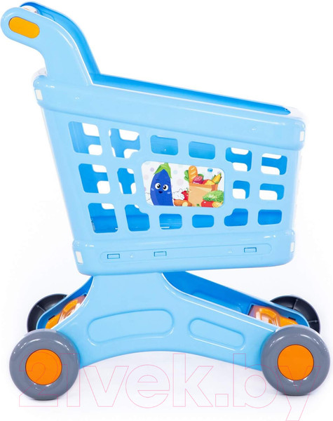 Изображение товара Тележка игрушечная Полесье Для маркета Натали / 91505 (голубой)