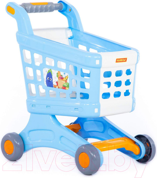 Изображение товара Тележка игрушечная Полесье Для маркета Натали / 91505 (голубой)